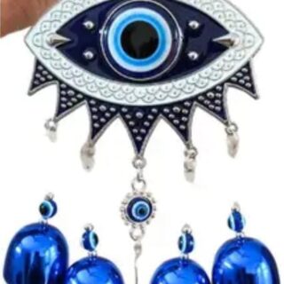 BIG EVIL EYE WIND CHIMES HOME POSITIVE ENERGY 