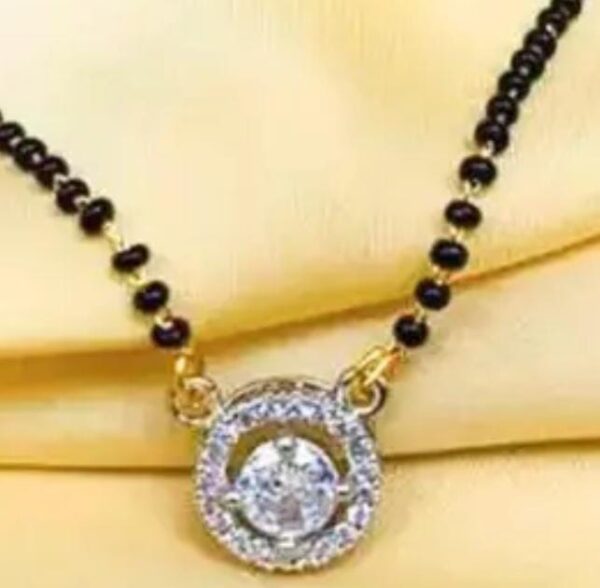 Small pendent solitaire mangalsutra - Image 2