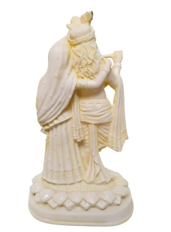Antique Finish Lord Radha Krishna Idol - Image 3