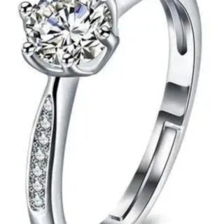 Elegant Adjustable Silver-Plated Brass Bracelet for Women and Girls