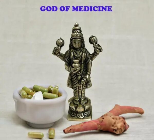 Dhanvantari God of Medicine Idol - Image 3